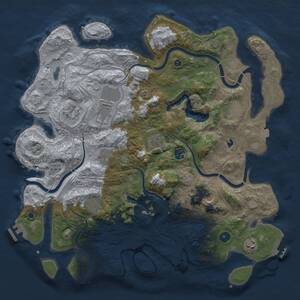 Thumbnail Rust Map: Procedural Map, Size: 4250, Seed: 1014990554, 16 Monuments