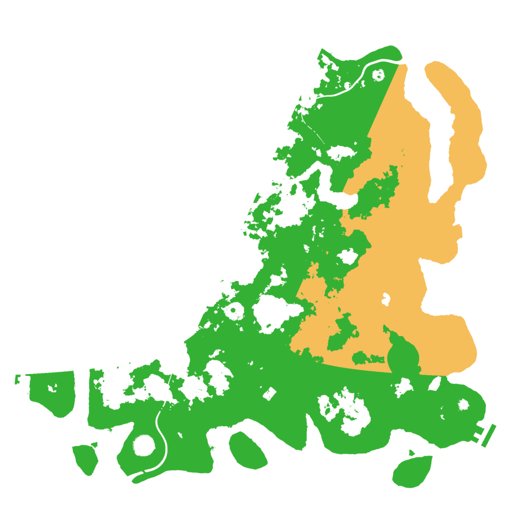 Biome Rust Map: Procedural Map, Size: 4250, Seed: 1014990554