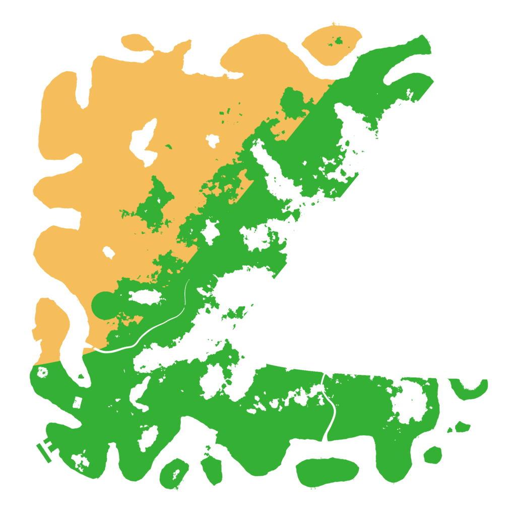 Biome Rust Map: Procedural Map, Size: 4800, Seed: 1212499308