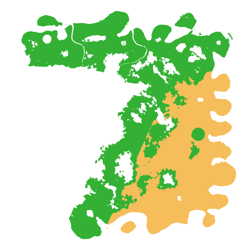 Biome Rust Map: Procedural Map, Size: 5000, Seed: 1578326354