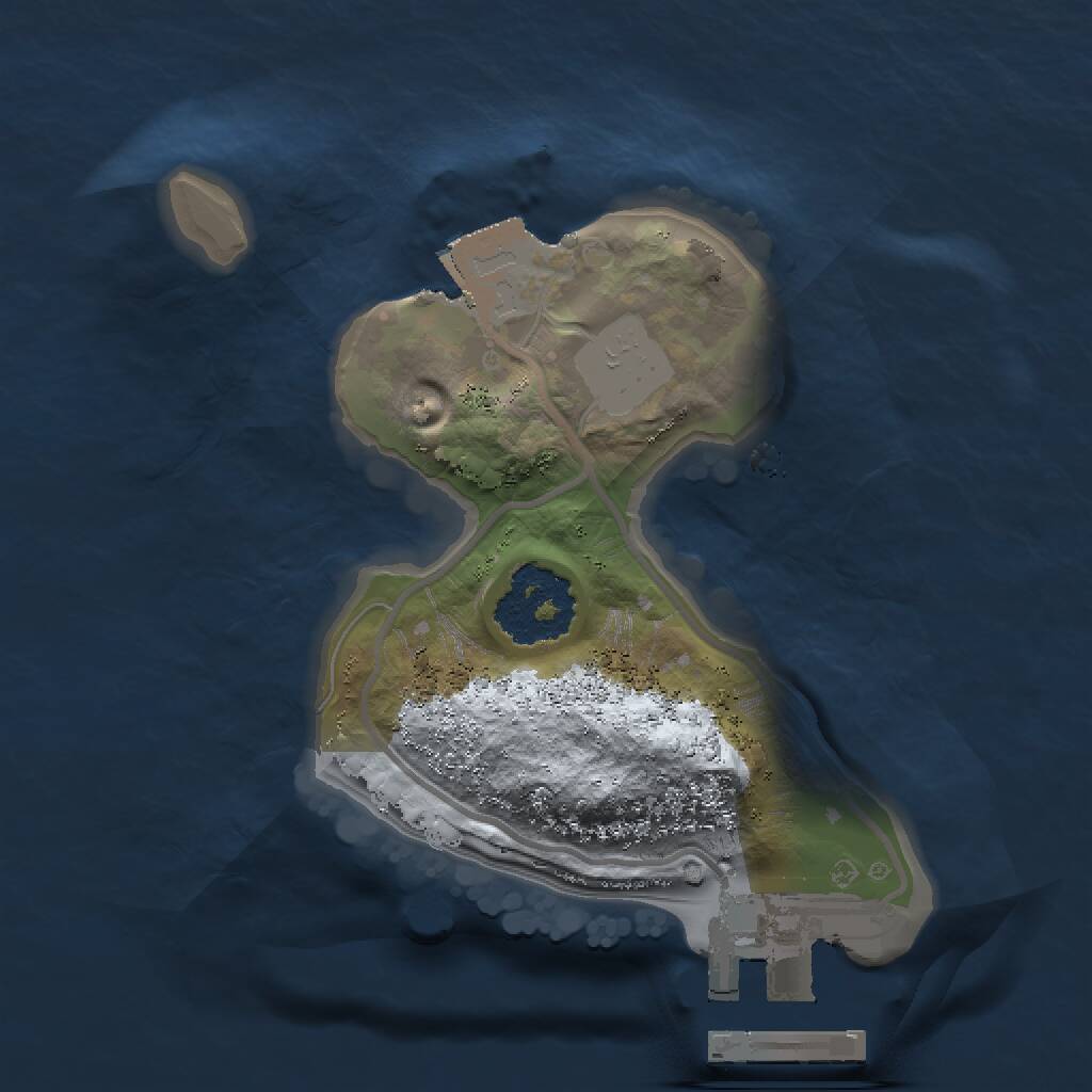 Rust Map: Procedural Map, Size: 1400, Seed: 1300503794, 2 Monuments