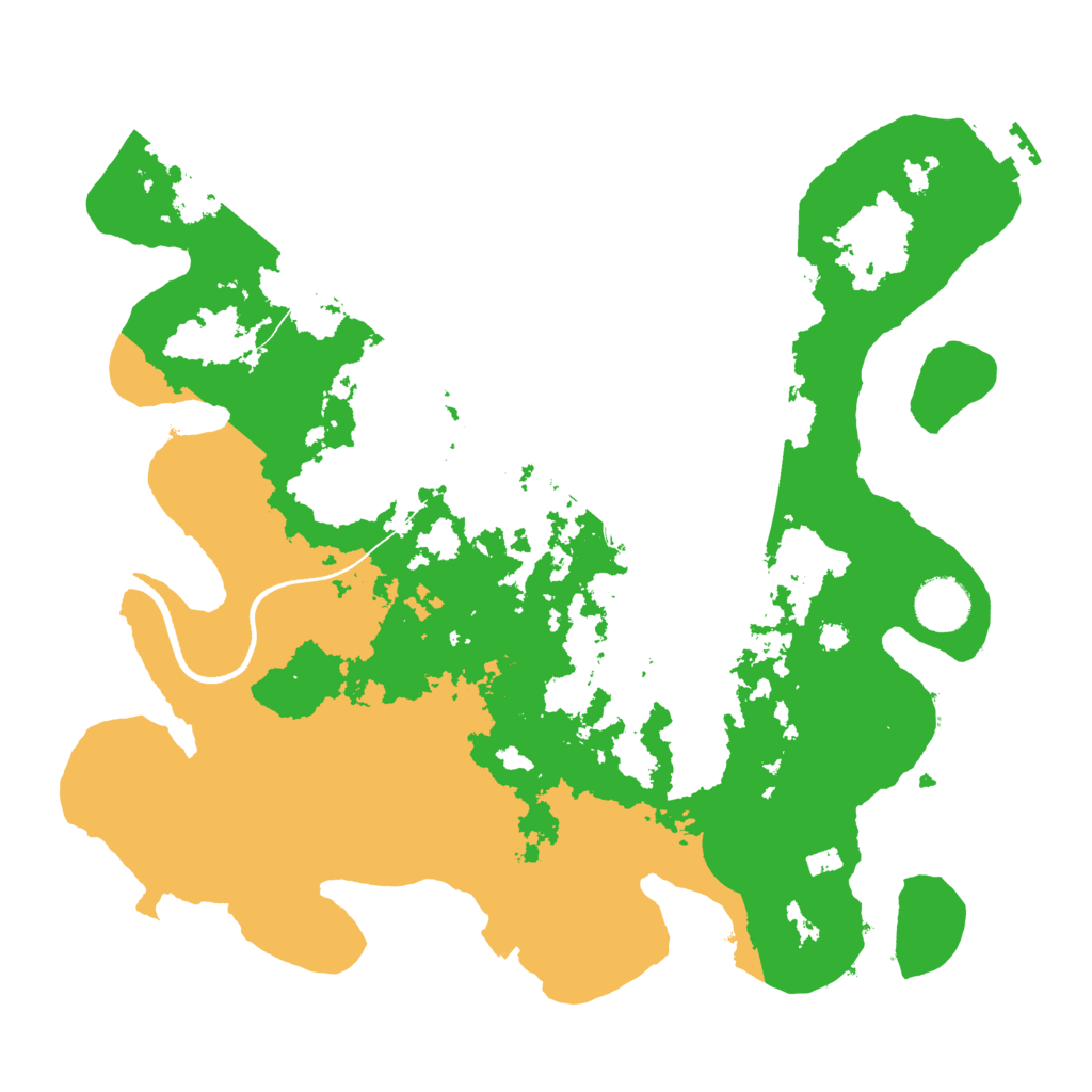 Biome Rust Map: Procedural Map, Size: 3500, Seed: 1727381404