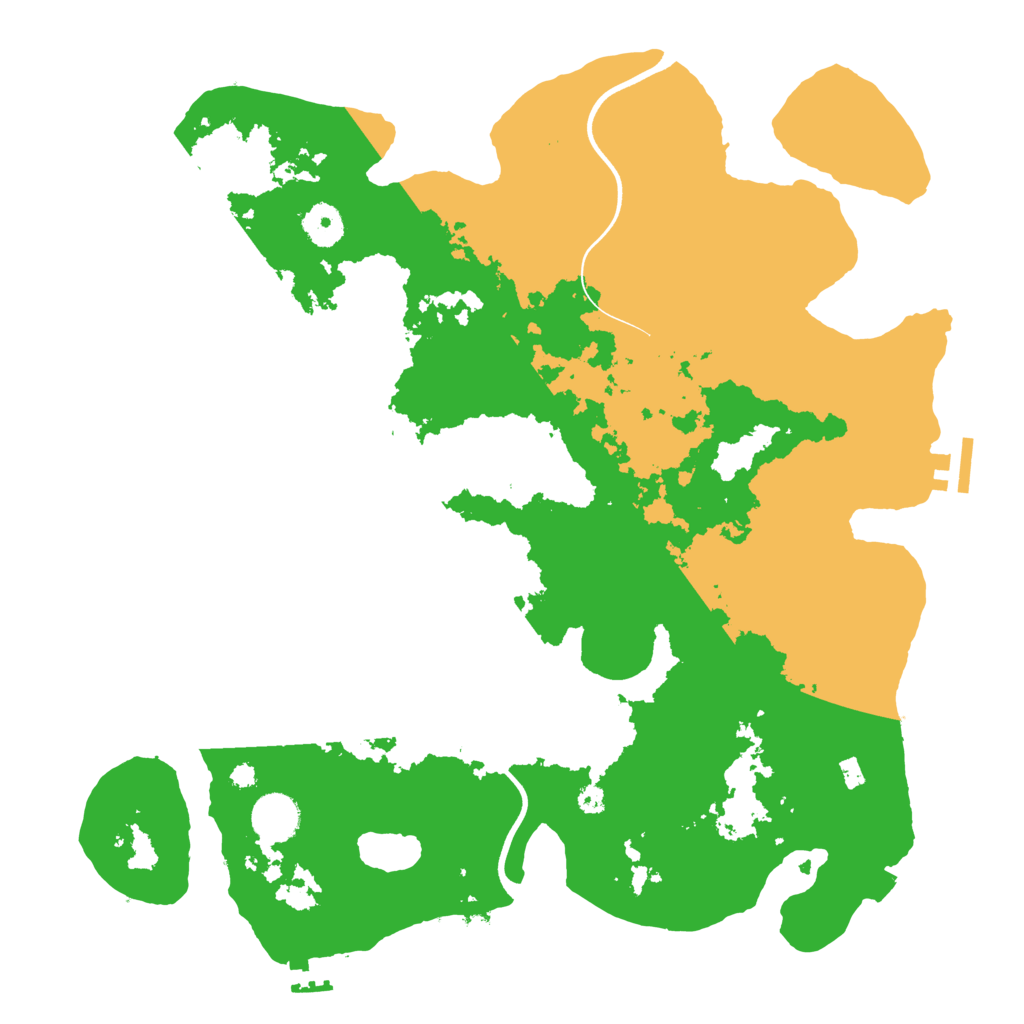 Biome Rust Map: Procedural Map, Size: 3750, Seed: 781556878