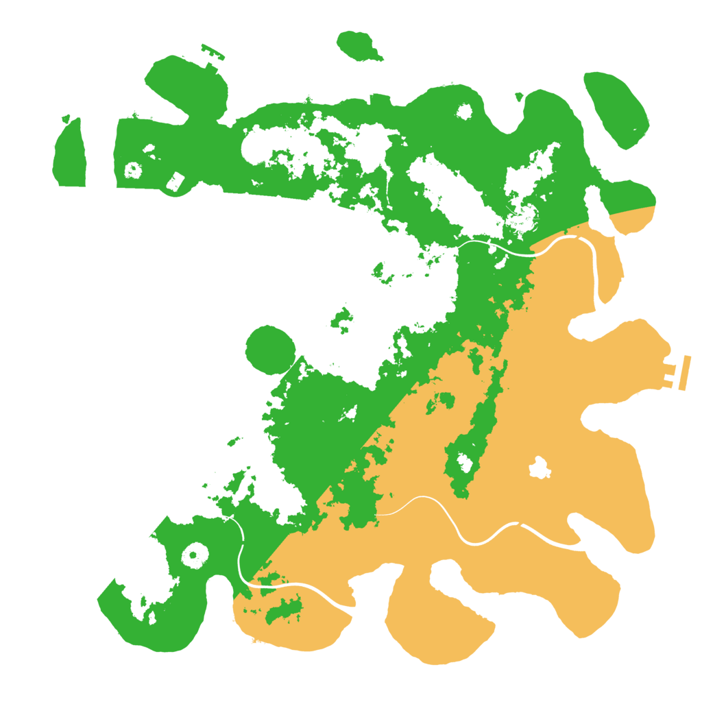 Biome Rust Map: Procedural Map, Size: 4050, Seed: 1161342240