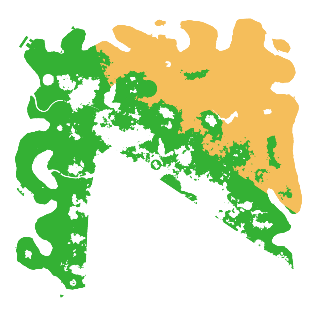 Biome Rust Map: Procedural Map, Size: 5000, Seed: 2145277203