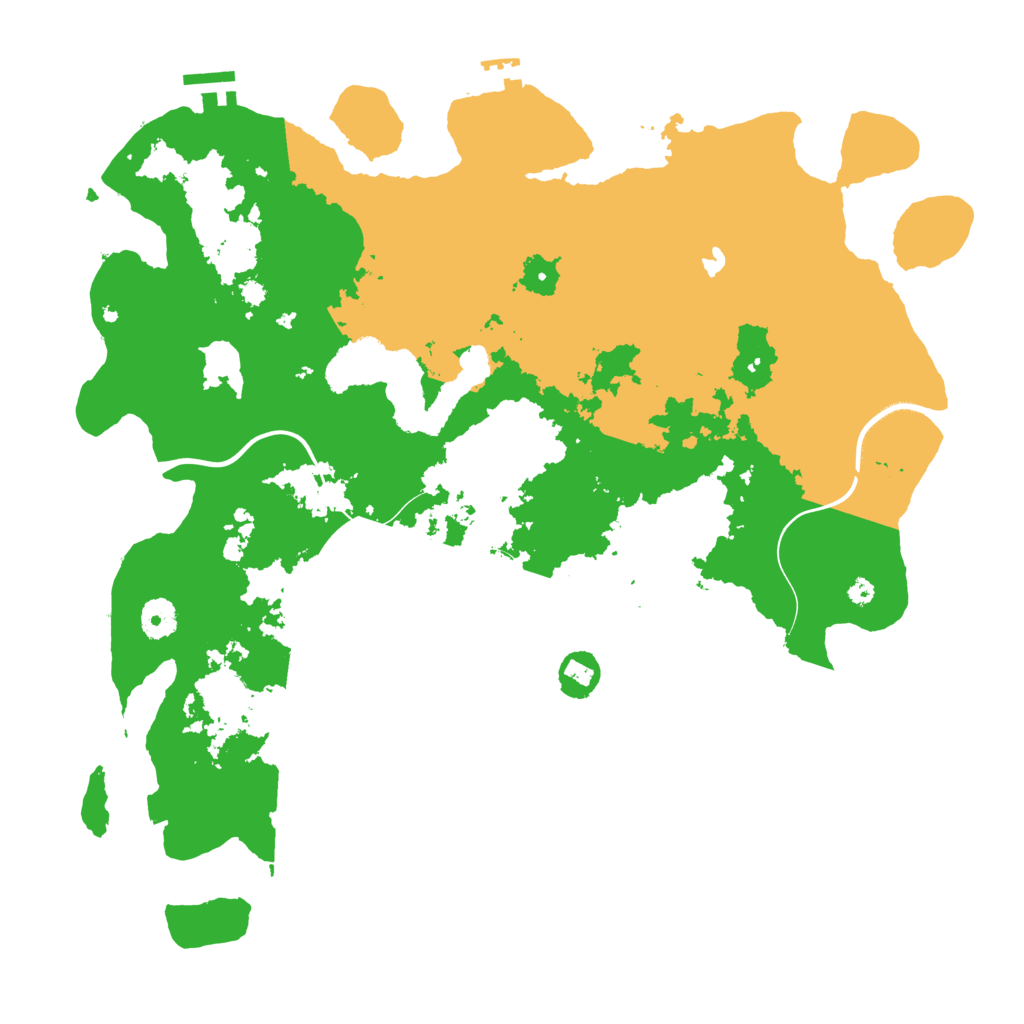 Biome Rust Map: Procedural Map, Size: 4000, Seed: 197660764