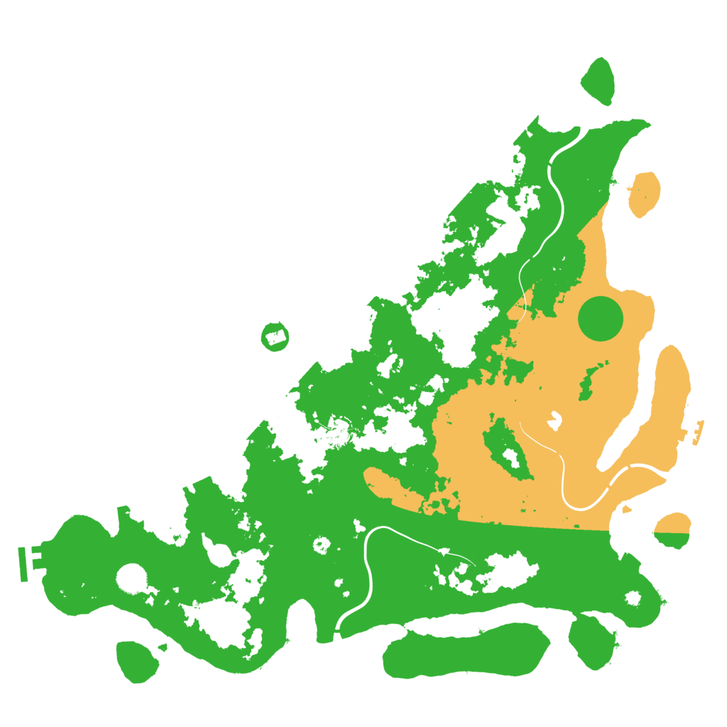 Biome Rust Map: Procedural Map, Size: 4250, Seed: 527706225