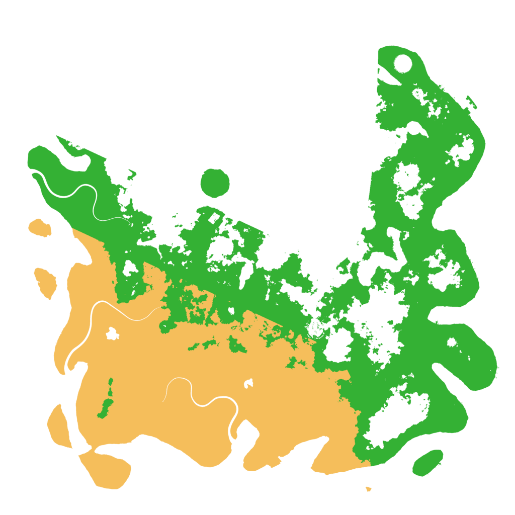 Biome Rust Map: Procedural Map, Size: 5000, Seed: 1247317168