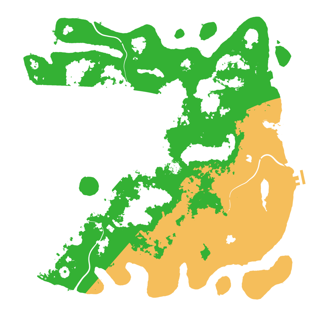 Biome Rust Map: Procedural Map, Size: 4500, Seed: 1176708890