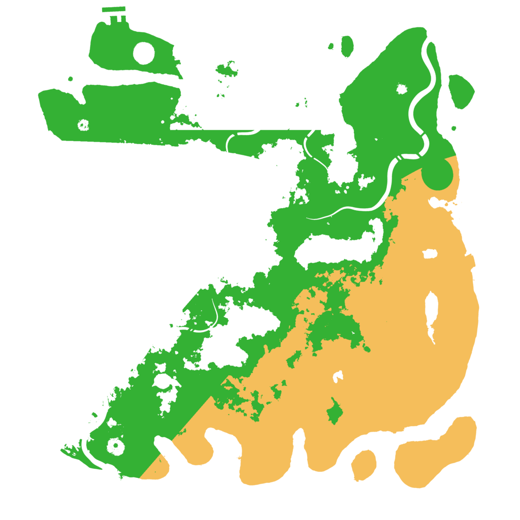 Biome Rust Map: Procedural Map, Size: 4500, Seed: 1176708890