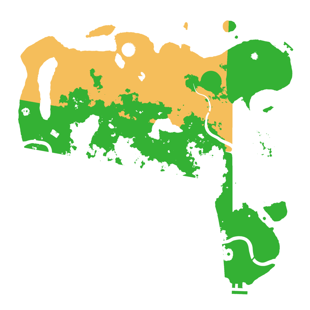 Biome Rust Map: Procedural Map, Size: 4000, Seed: 1662992998
