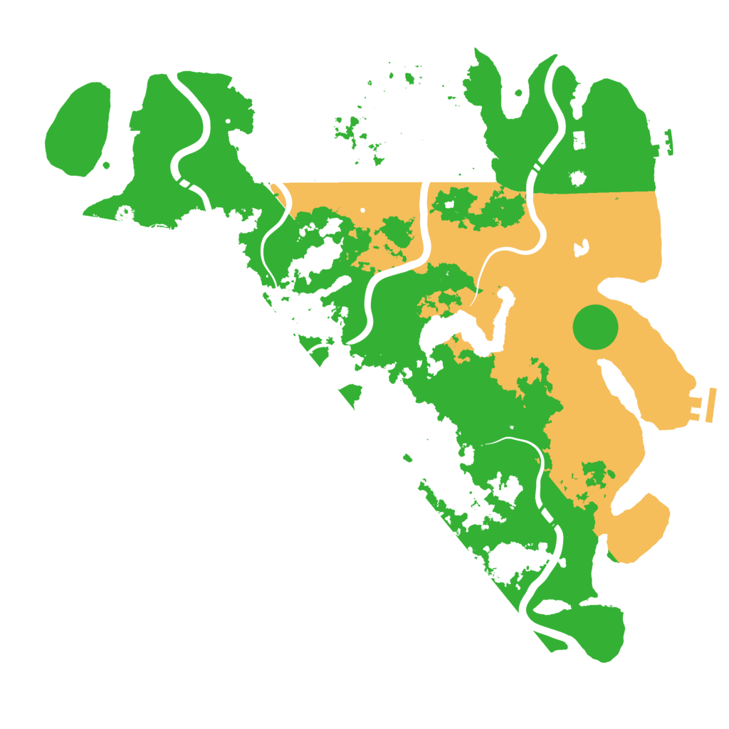 Biome Rust Map: Procedural Map, Size: 4250, Seed: 863295445
