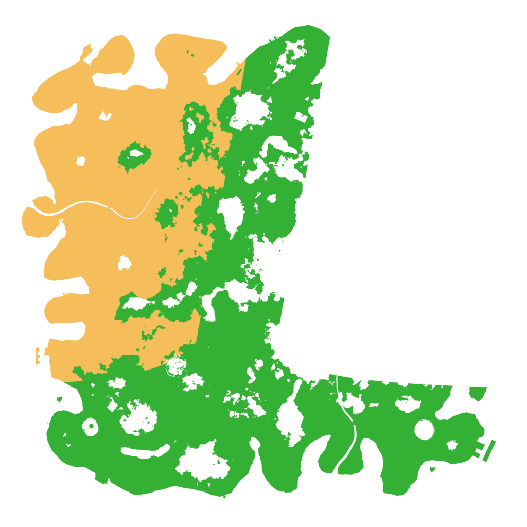 Biome Rust Map: Procedural Map, Size: 4700, Seed: 8000