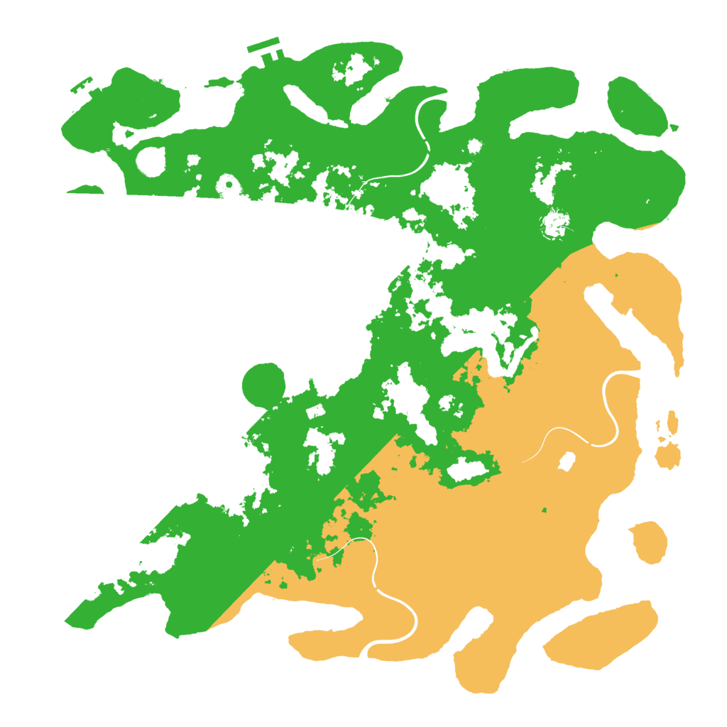 Biome Rust Map: Procedural Map, Size: 4450, Seed: 131710692