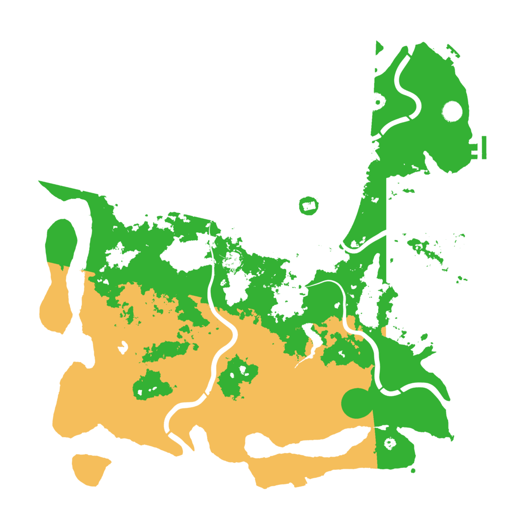 Biome Rust Map: Procedural Map, Size: 4500, Seed: 6012