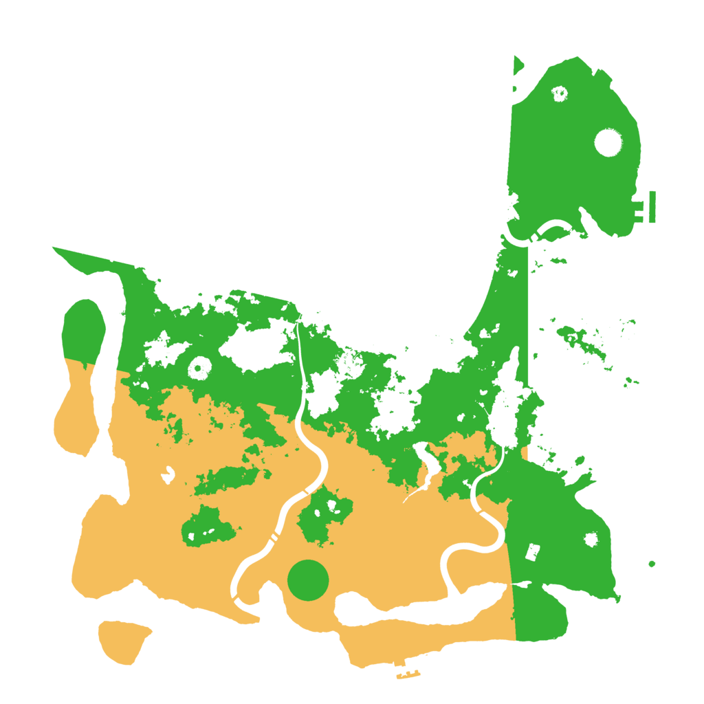 Biome Rust Map: Procedural Map, Size: 4500, Seed: 6012