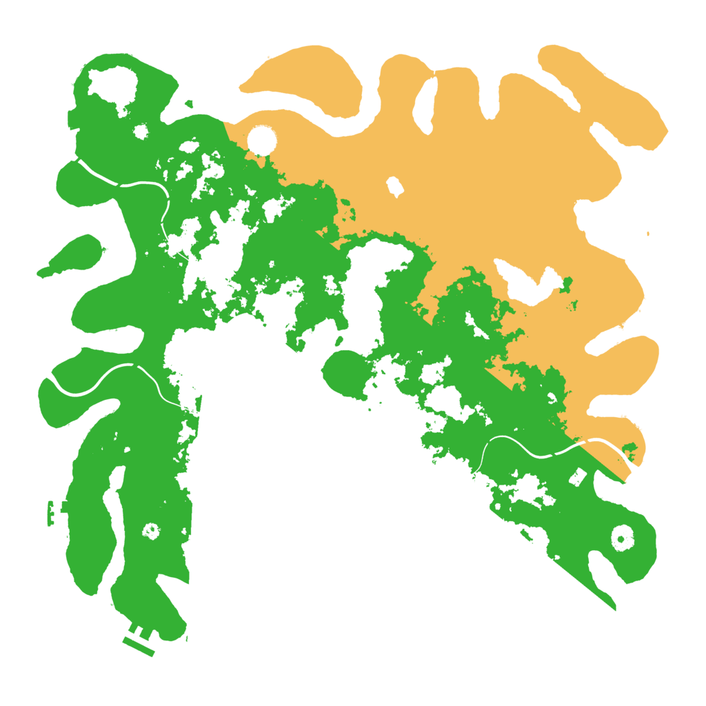 Biome Rust Map: Procedural Map, Size: 4250, Seed: 701124