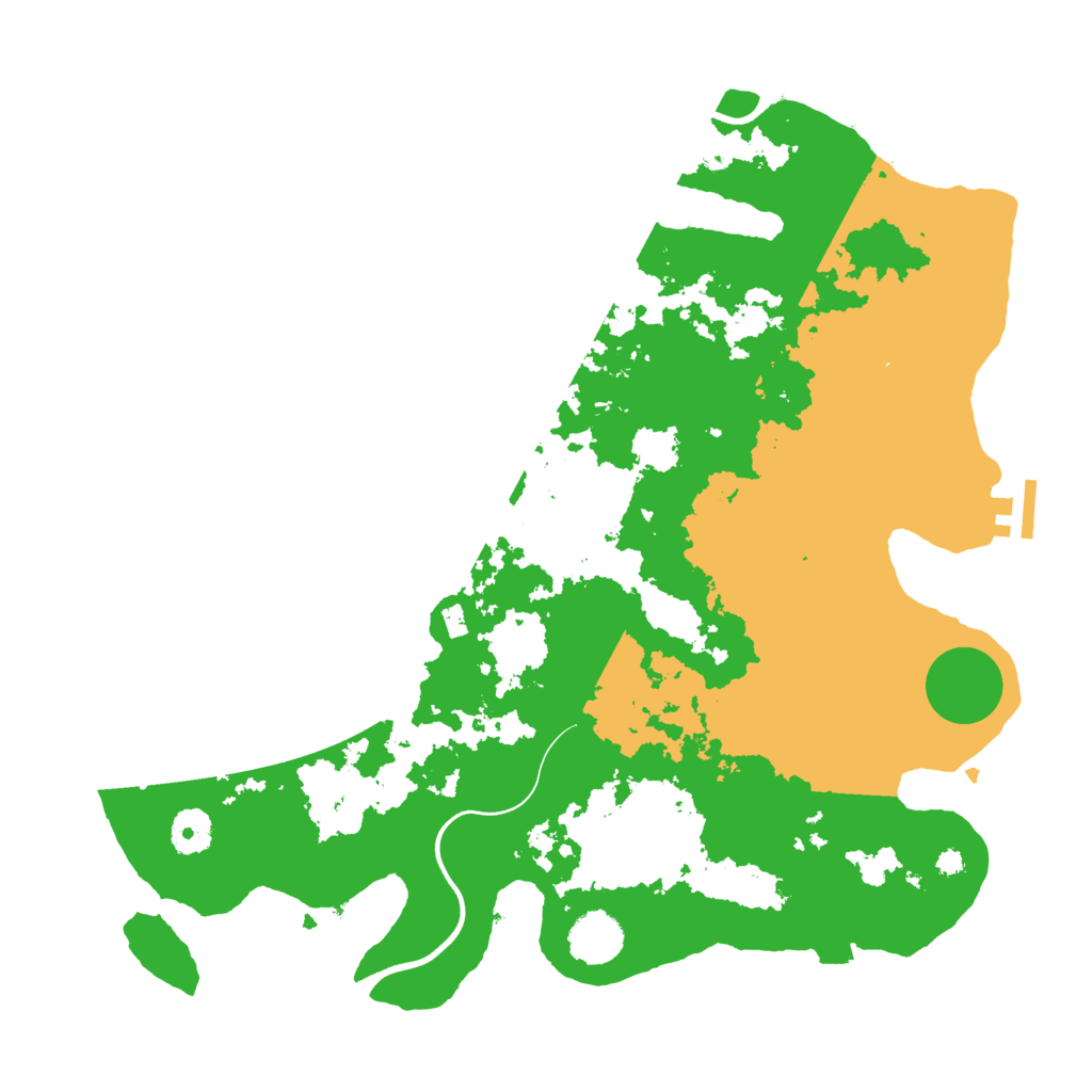 Biome Rust Map: Procedural Map, Size: 3750, Seed: 102002399