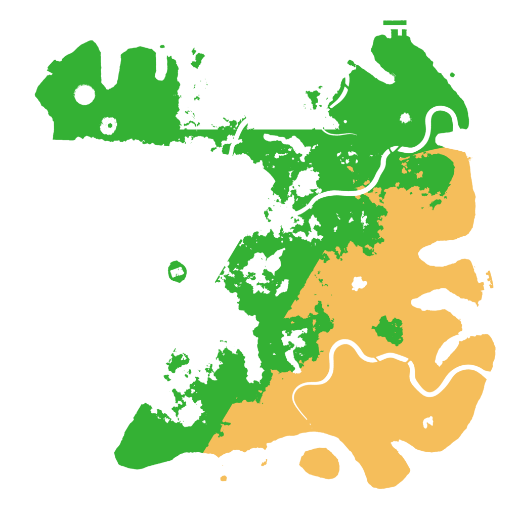 Biome Rust Map: Procedural Map, Size: 4500, Seed: 1928948383