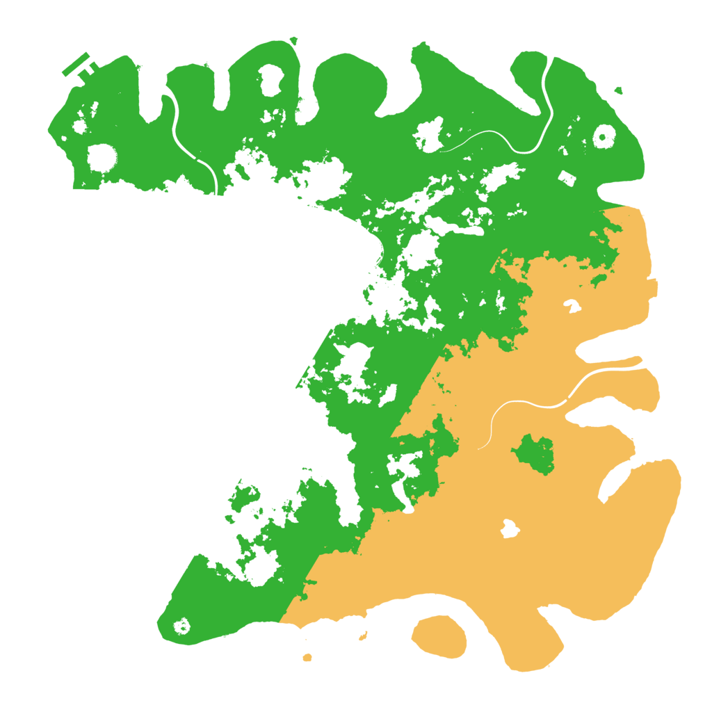 Biome Rust Map: Procedural Map, Size: 4500, Seed: 1928948383