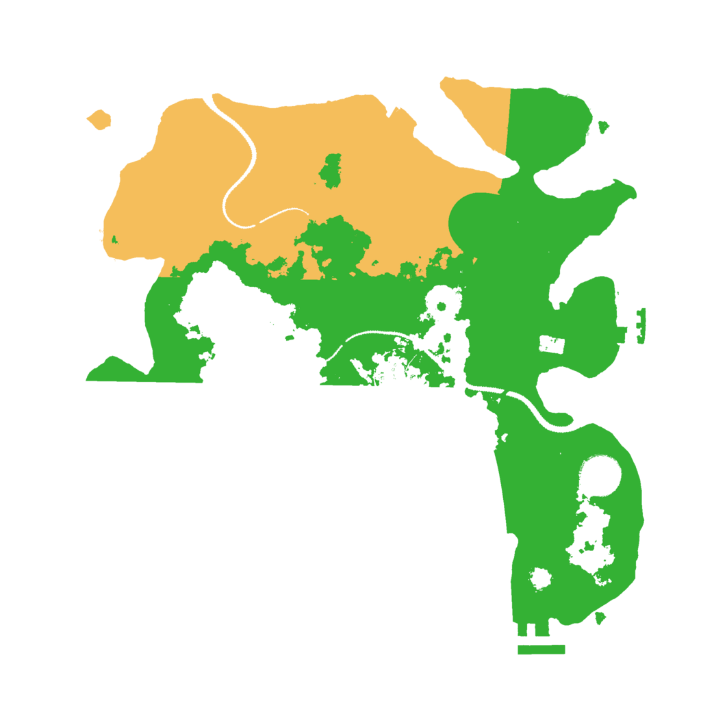 Biome Rust Map: Procedural Map, Size: 3000, Seed: 1299977936