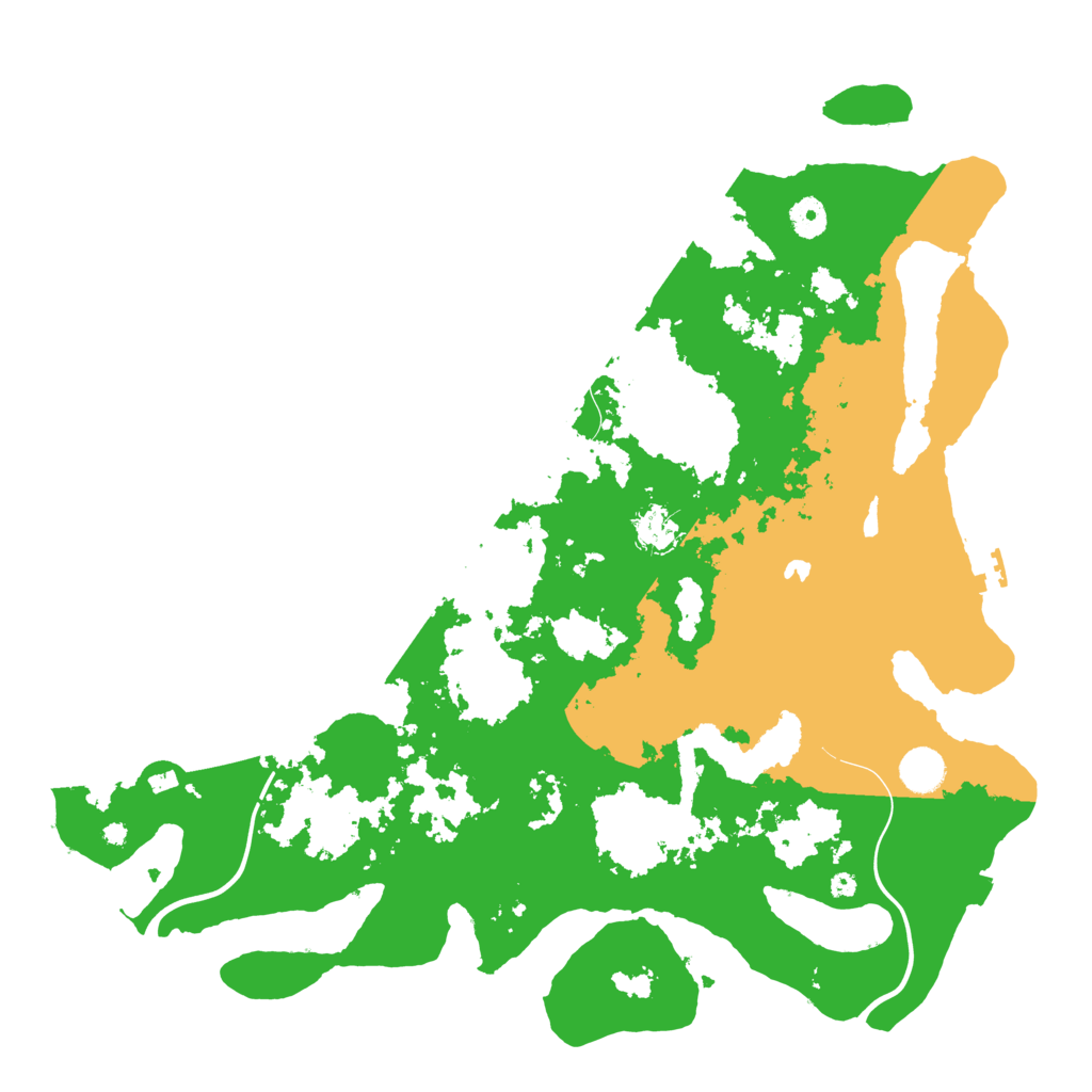 Biome Rust Map: Procedural Map, Size: 4250, Seed: 63215515