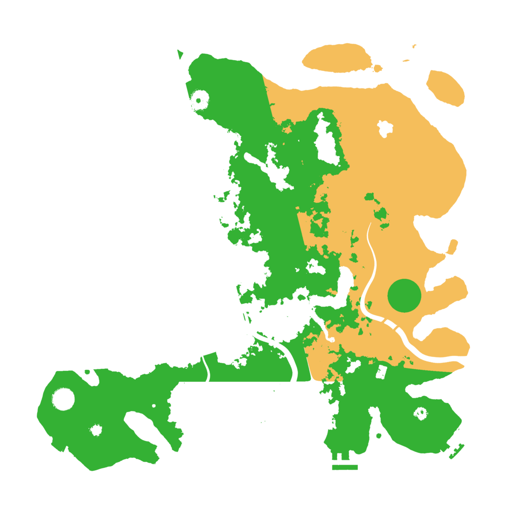 Biome Rust Map: Procedural Map, Size: 4000, Seed: 558373474