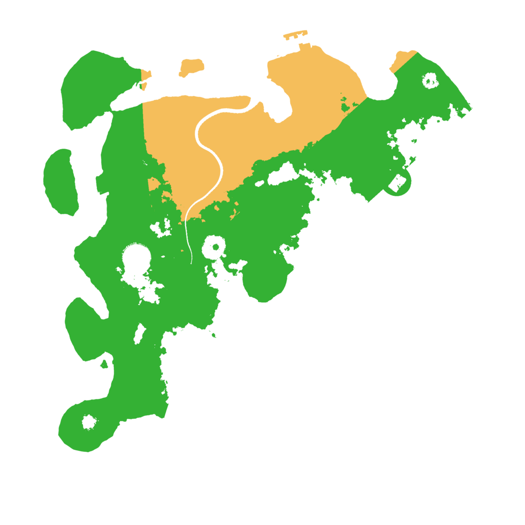 Biome Rust Map: Procedural Map, Size: 3300, Seed: 7625569