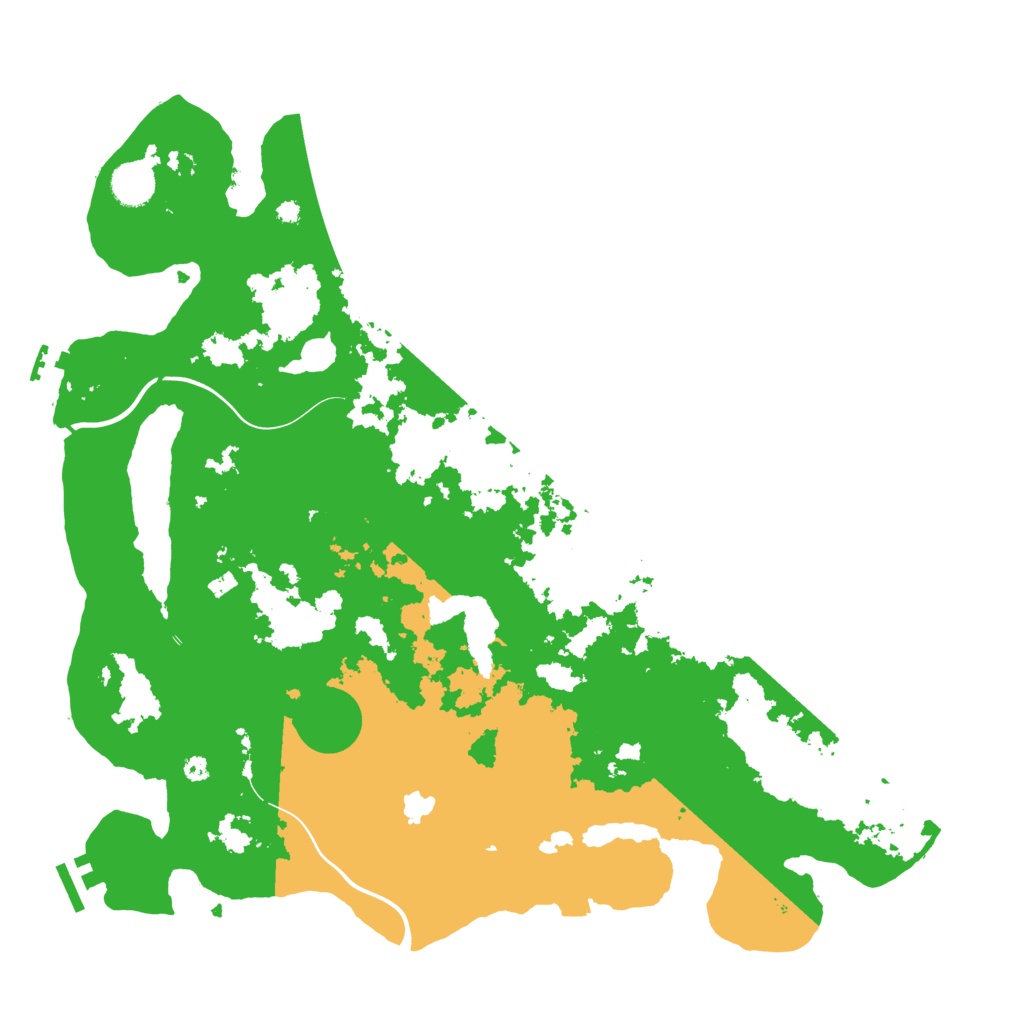 Biome Rust Map: Procedural Map, Size: 4096, Seed: 478979169