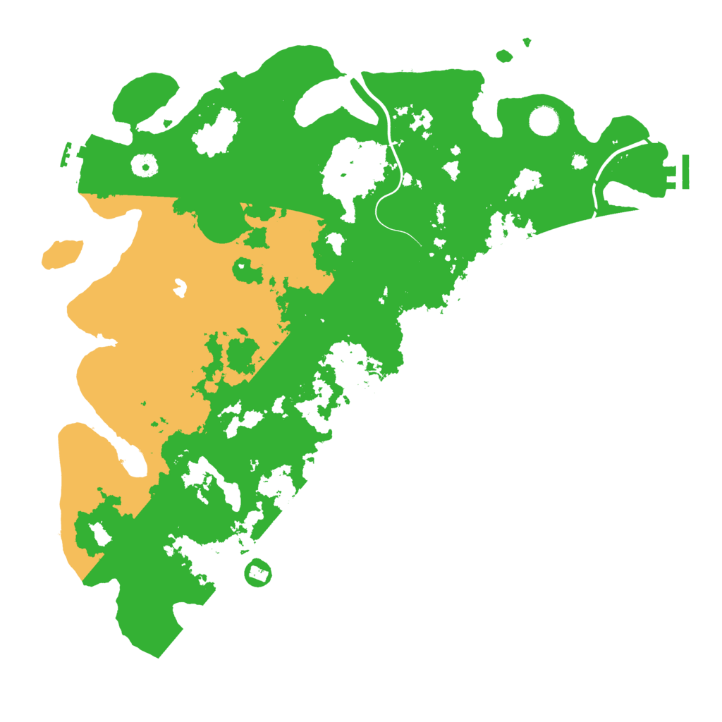 Biome Rust Map: Procedural Map, Size: 4250, Seed: 222401124