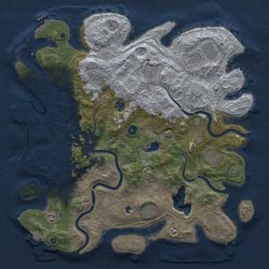 Thumbnail Rust Map: Procedural Map, Size: 4250, Seed: 7114462, 16 Monuments