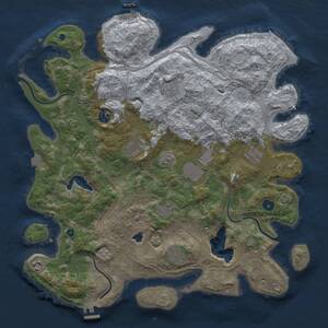 Thumbnail Rust Map: Procedural Map, Size: 4250, Seed: 7114462, 15 Monuments