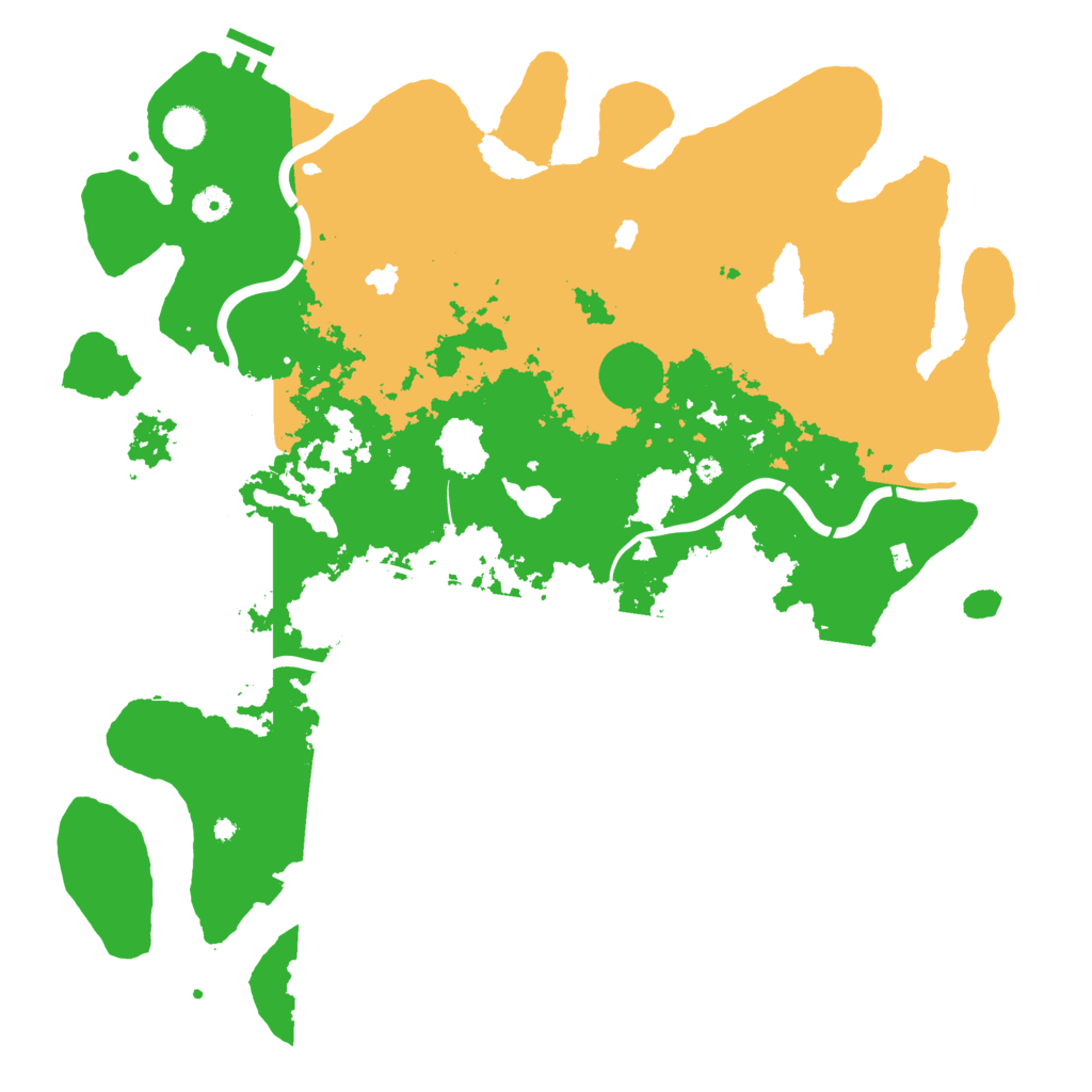 Biome Rust Map: Procedural Map, Size: 4500, Seed: 1012466934