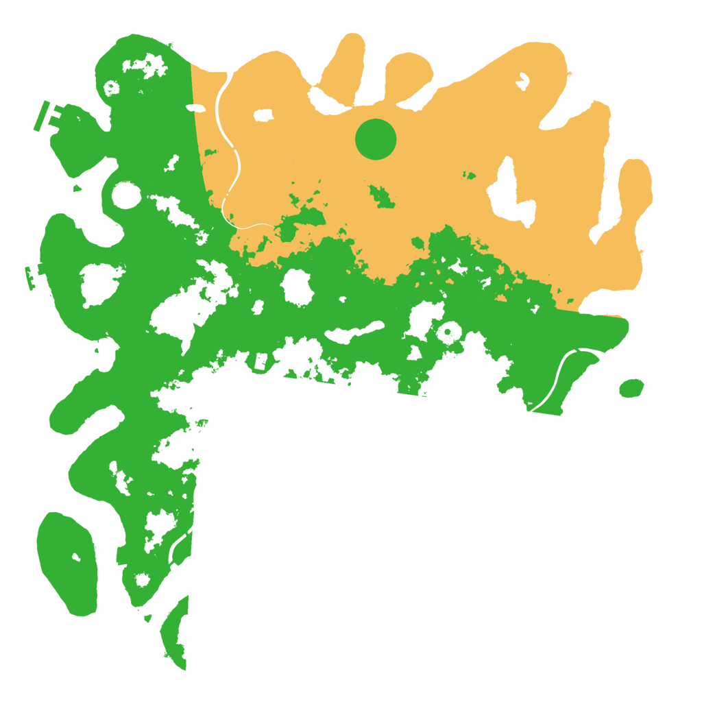 Biome Rust Map: Procedural Map, Size: 4500, Seed: 1012466934