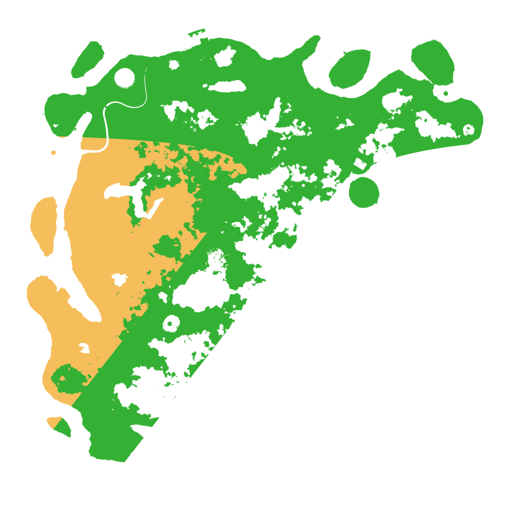 Biome Rust Map: Procedural Map, Size: 4500, Seed: 32110696