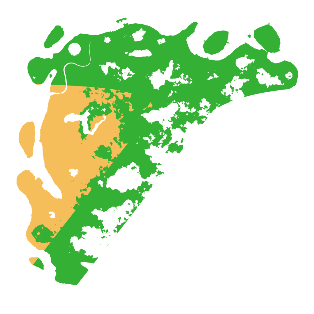 Biome Rust Map: Procedural Map, Size: 4500, Seed: 32110696