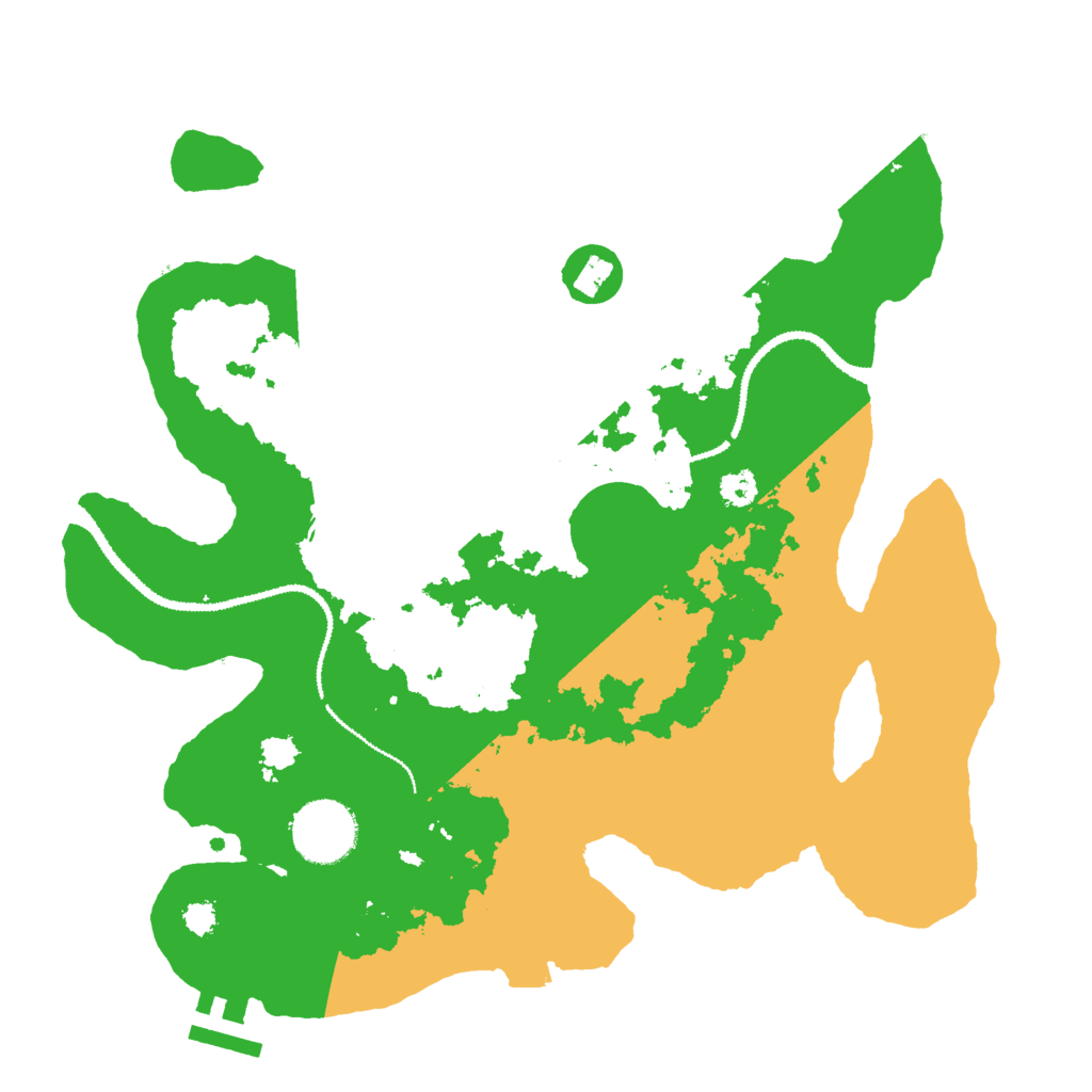 Biome Rust Map: Procedural Map, Size: 3000, Seed: 2064342570