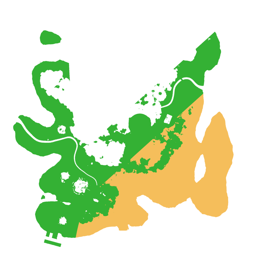 Biome Rust Map: Procedural Map, Size: 3000, Seed: 2064342570