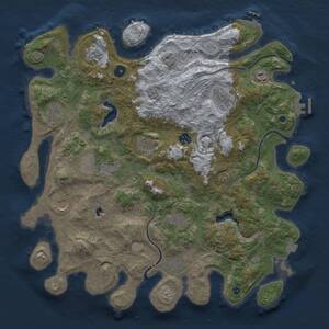 Thumbnail Rust Map: Procedural Map, Size: 4250, Seed: 1074668987, 17 Monuments