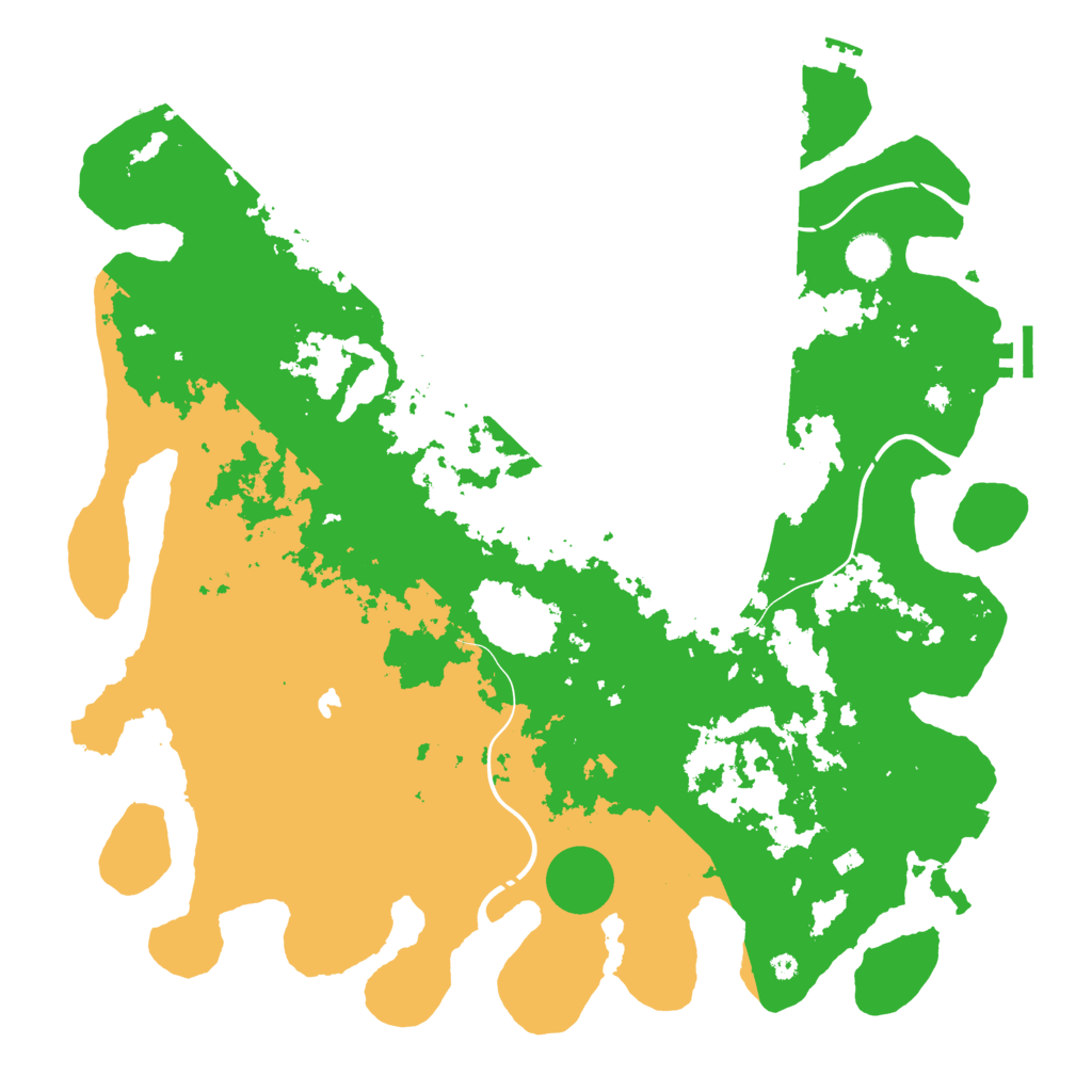 Biome Rust Map: Procedural Map, Size: 4250, Seed: 1074668987