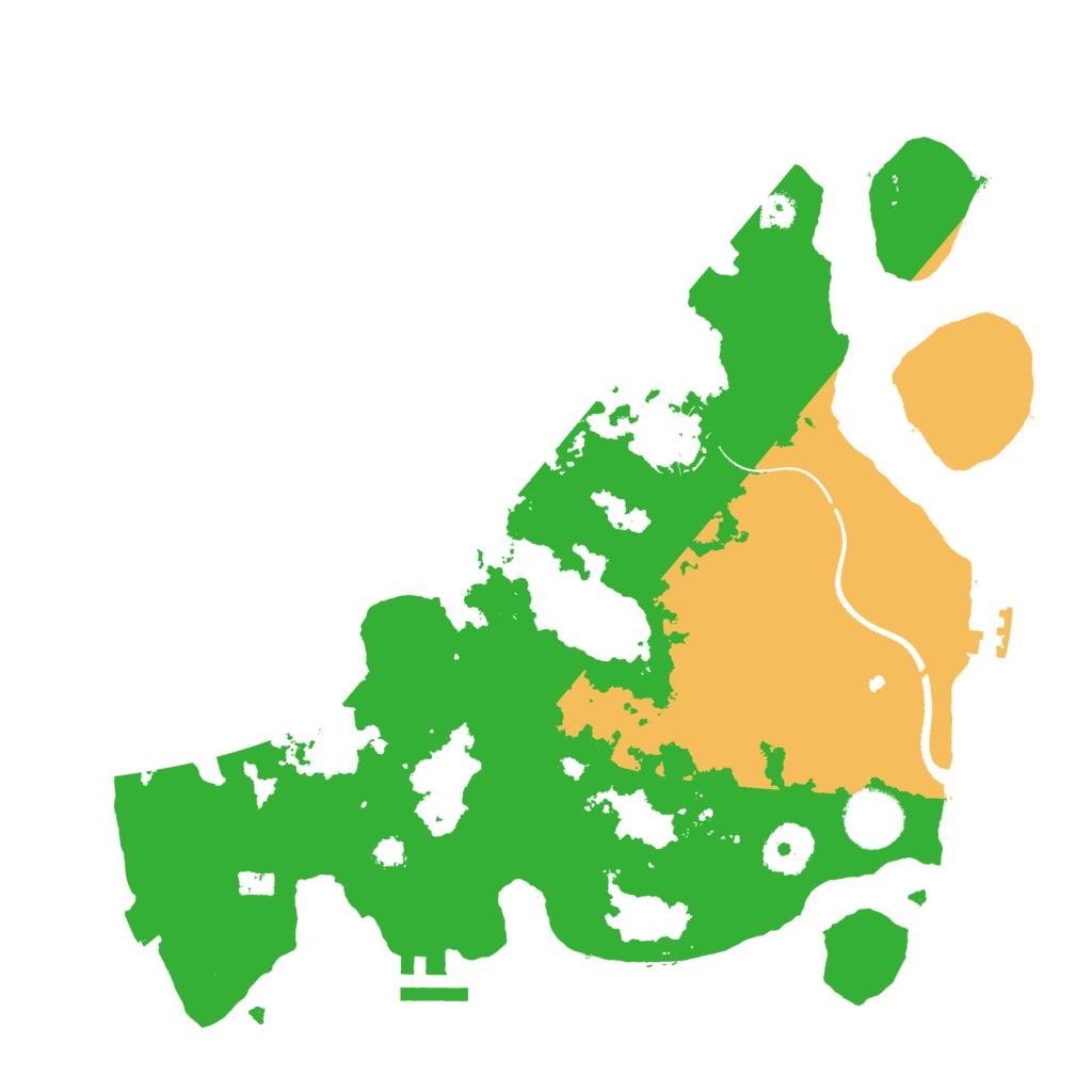 Biome Rust Map: Procedural Map, Size: 3250, Seed: 754929464