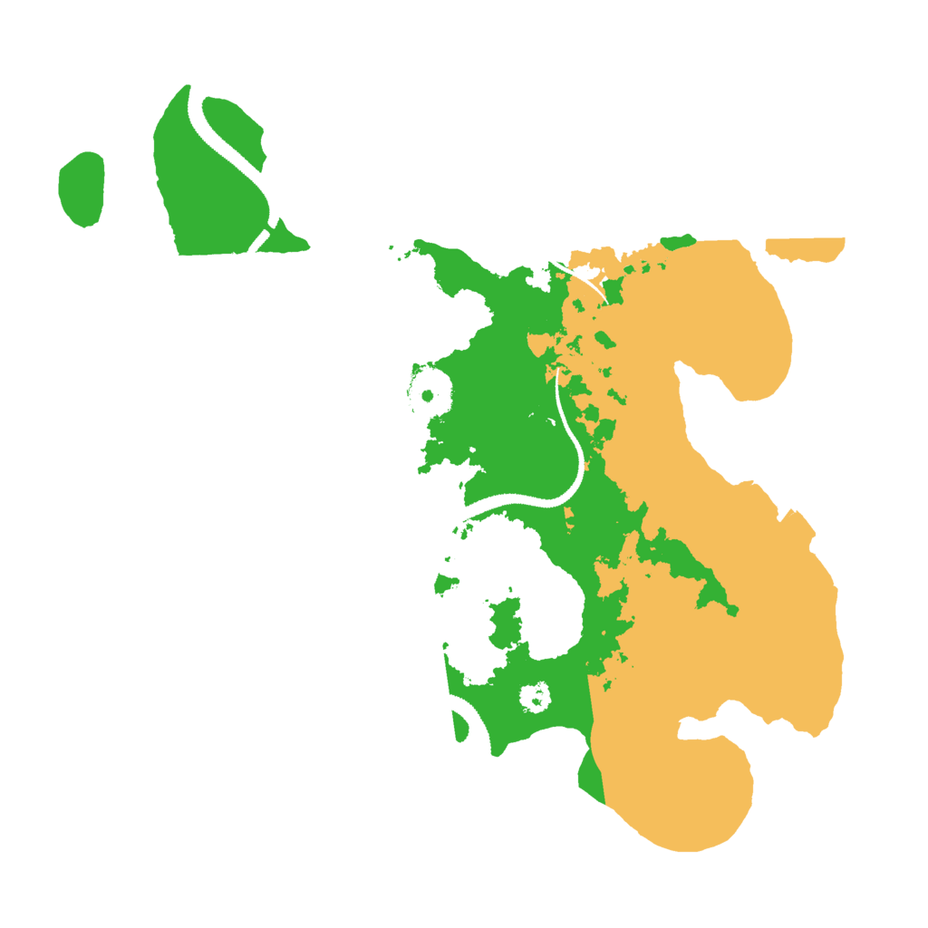 Biome Rust Map: Procedural Map, Size: 3000, Seed: 1293380135