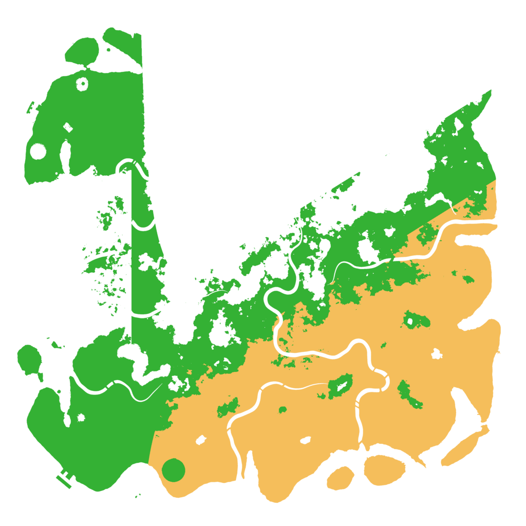 Biome Rust Map: Procedural Map, Size: 6000, Seed: 594118296