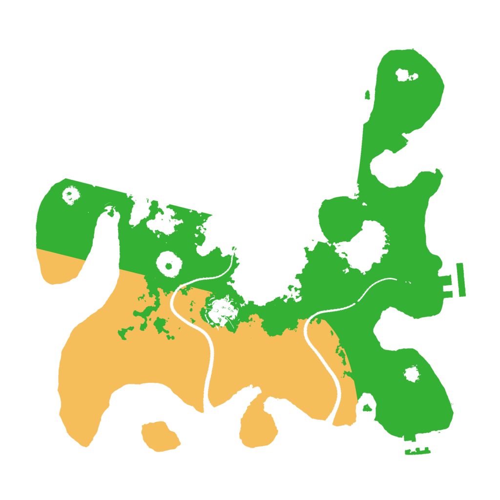 Biome Rust Map: Procedural Map, Size: 3000, Seed: 39451399