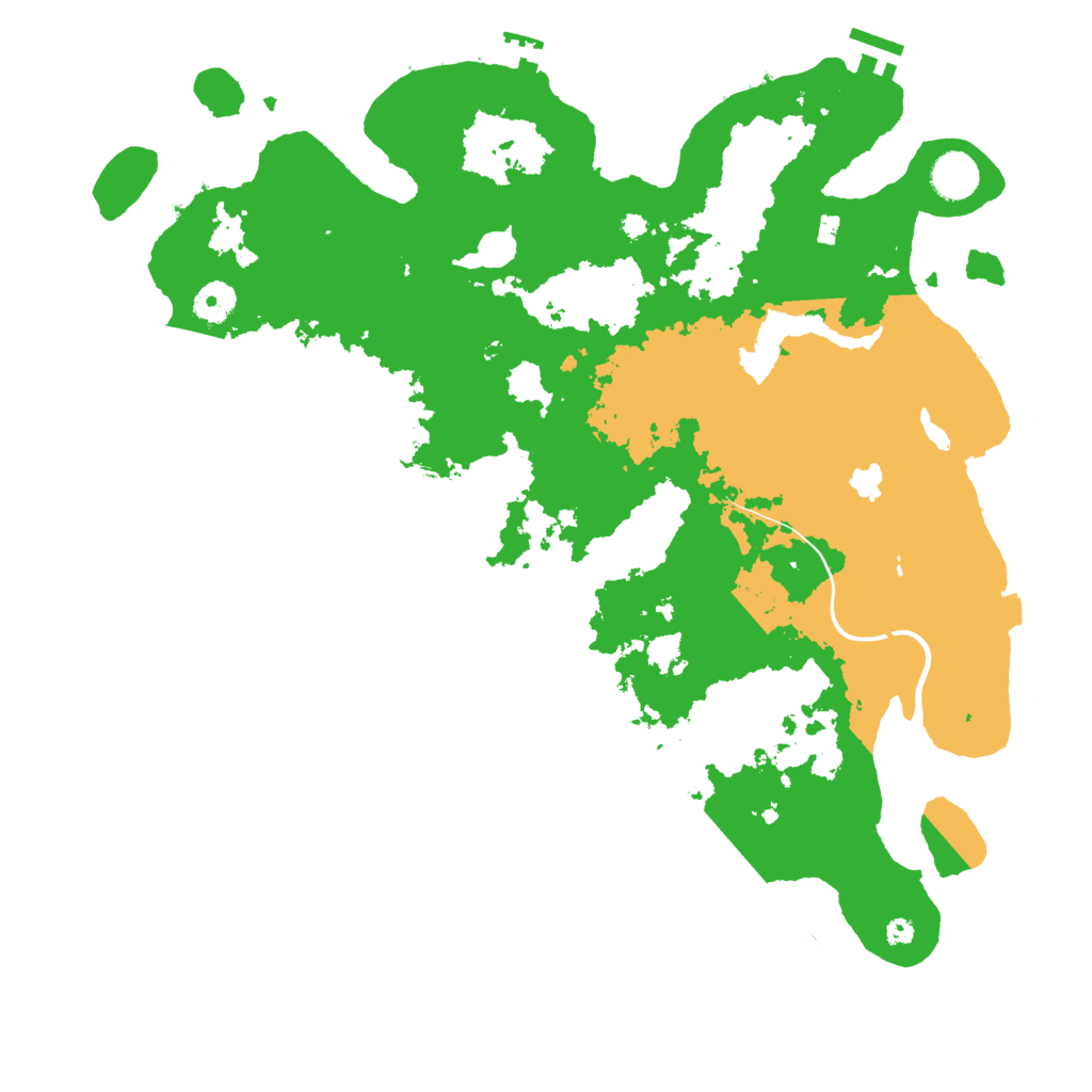 Biome Rust Map: Procedural Map, Size: 4000, Seed: 1833328039