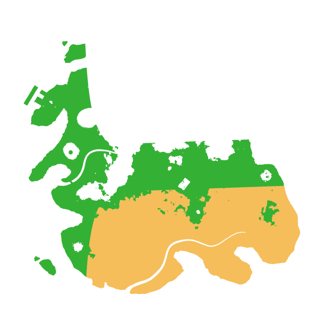 Biome Rust Map: Procedural Map, Size: 3000, Seed: 69406464