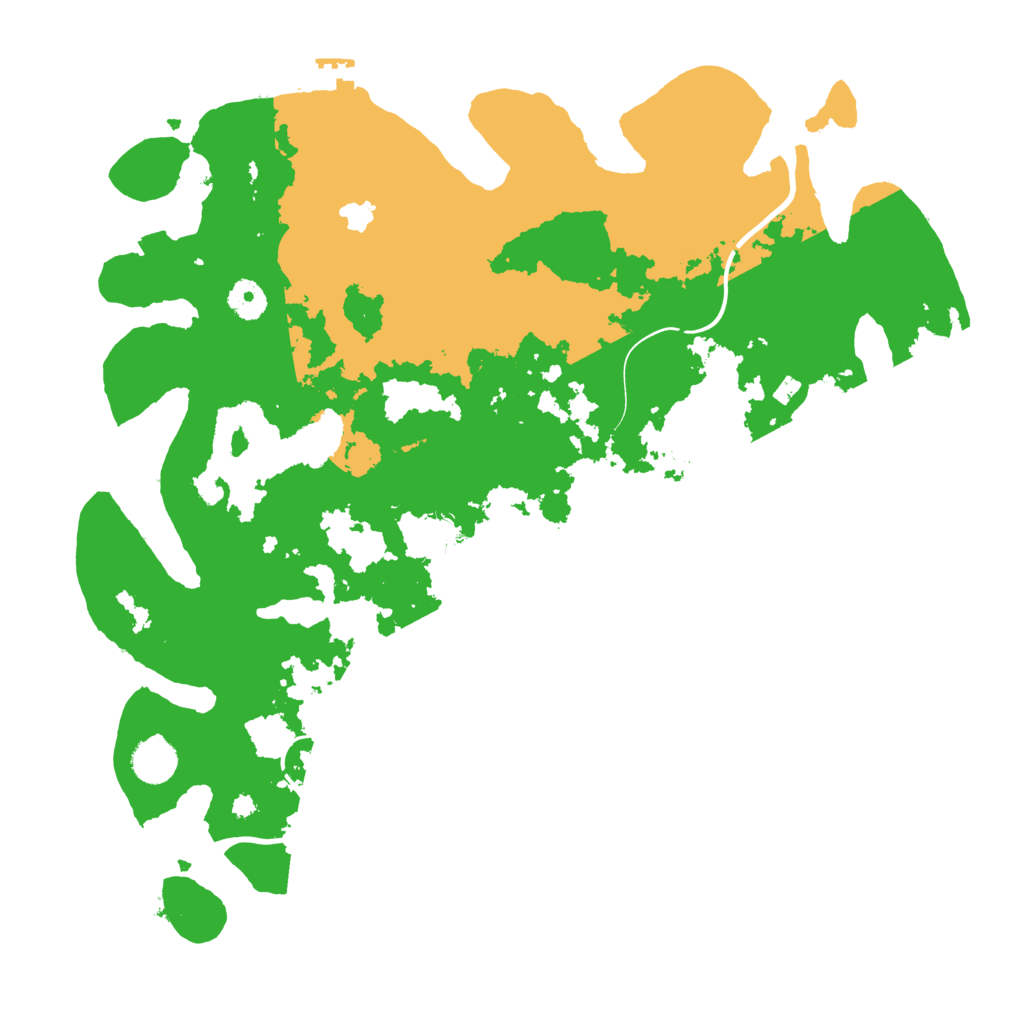 Biome Rust Map: Procedural Map, Size: 4000, Seed: 1234873599