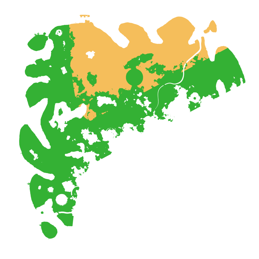 Biome Rust Map: Procedural Map, Size: 4000, Seed: 1234873599