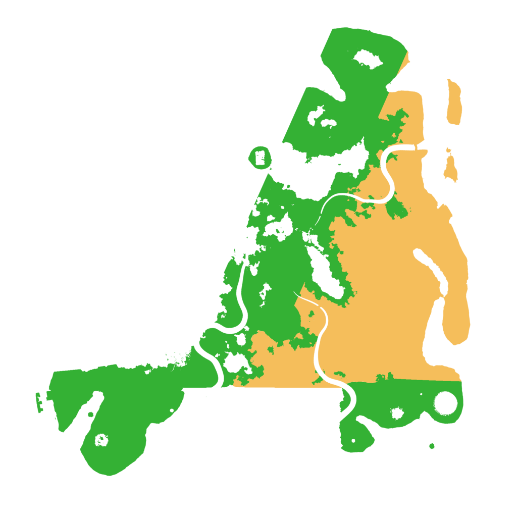 Biome Rust Map: Procedural Map, Size: 3900, Seed: 320