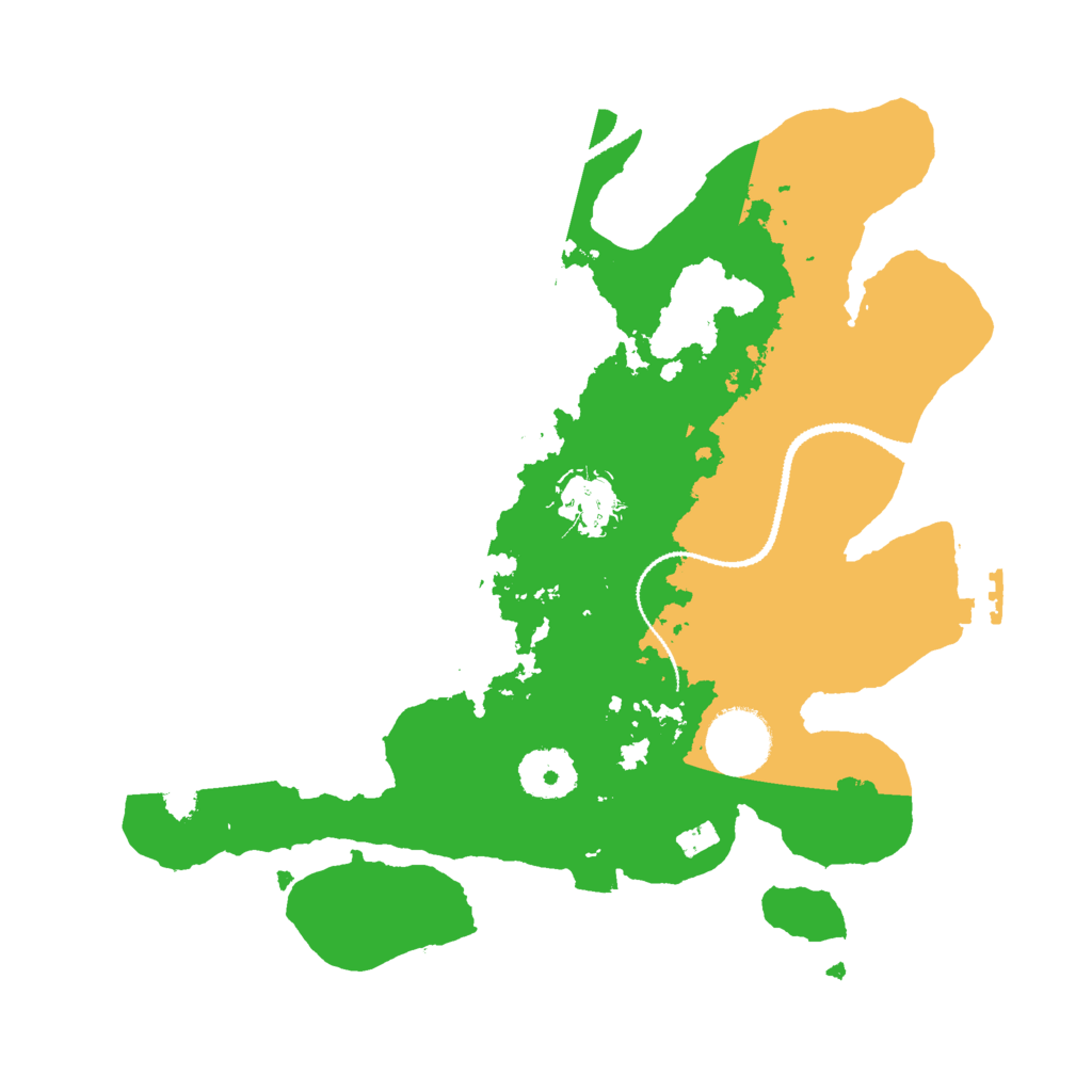 Biome Rust Map: Procedural Map, Size: 3000, Seed: 1850600